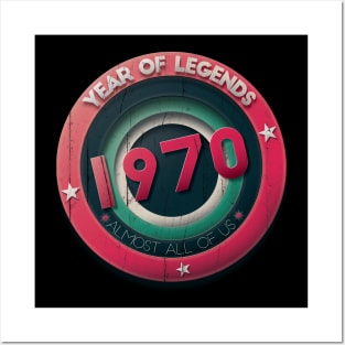 1970 year of legends Posters and Art